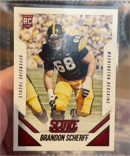 2015 Score #364 Brandon Scherff — front