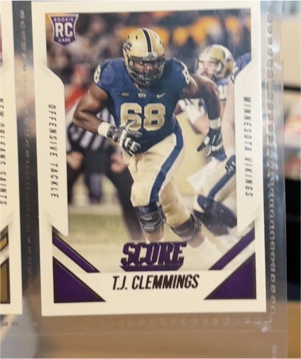 2015 Panini Score #363 T.J. Clemmings — front