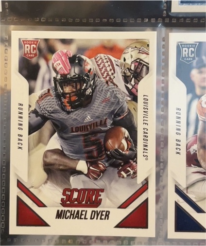 2015 Panini Score #377 Michael Dyer — front