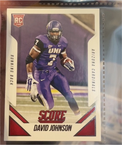 2015 Panini Score #391 David Johnson — front