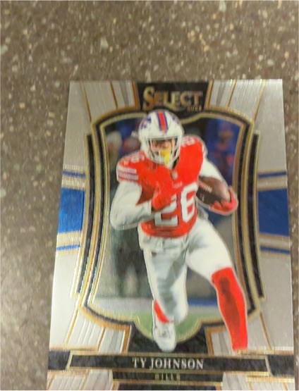 2025 Panini Select #186 Ty Johnson — front