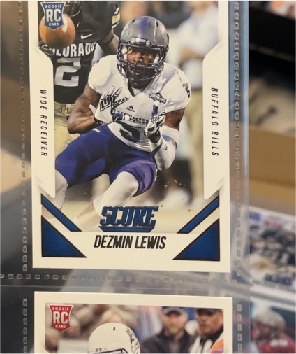 2015 Score #402 Dezmin Lewis — front