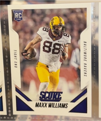 2015 Panini Score #398 Maxx Williams — front