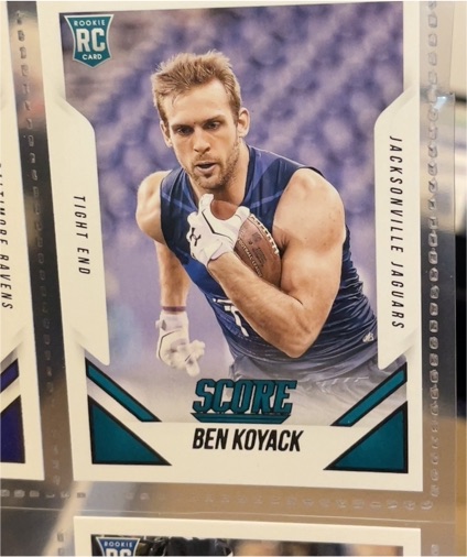 2015 Panini Score #399 Ben Koyack Rookie Card — front