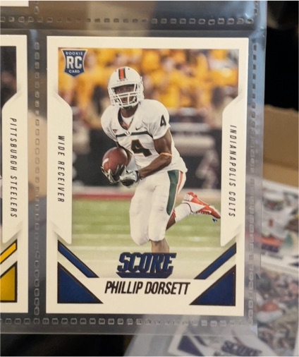2015 Panini Score #414 Phillip Dorsett — front