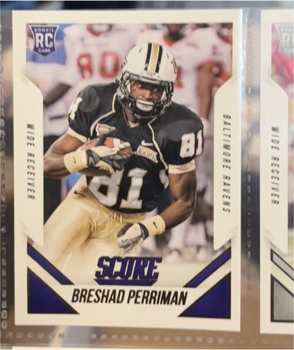 2015 Score #407 Breshad Perriman — front