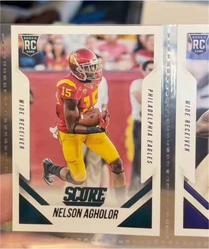 2015 Panini Score #406 Nelson Agholor — front
