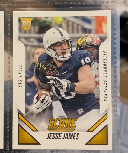 2015 Score #396 Jesse James — front