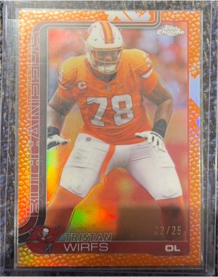 2025 Topps Chrome #287 Tristan Wirfs — front