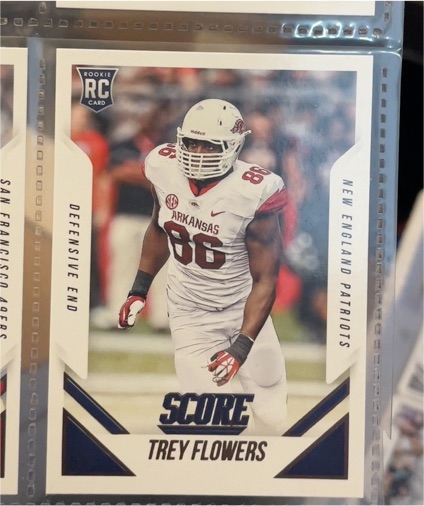 2015 Score #423 Trey Flowers — front