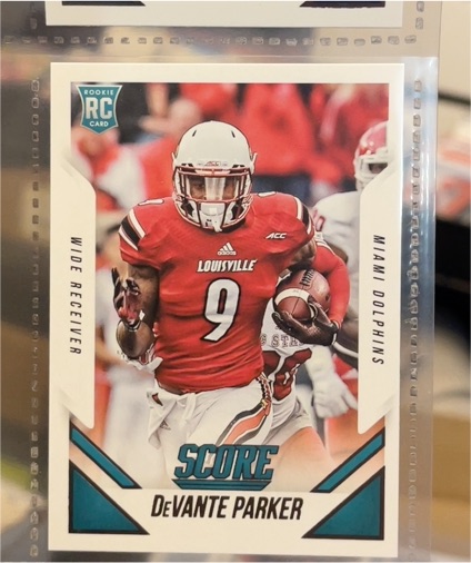 2015 Panini Score #420 DeVante Parker — front