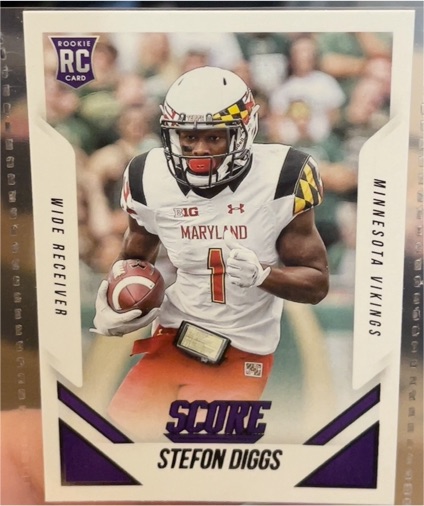 2015 Panini Score #415 Stefon Diggs Rookie — front