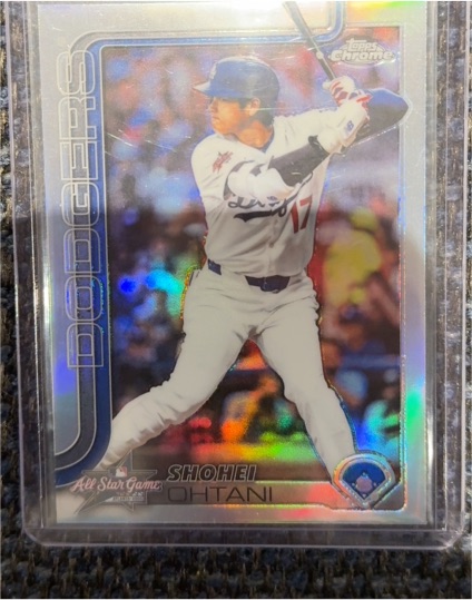 2025 Topps Chrome Update #ASGC-18 Shohei Ohtani All-Star Game Refractor Dodgers — front