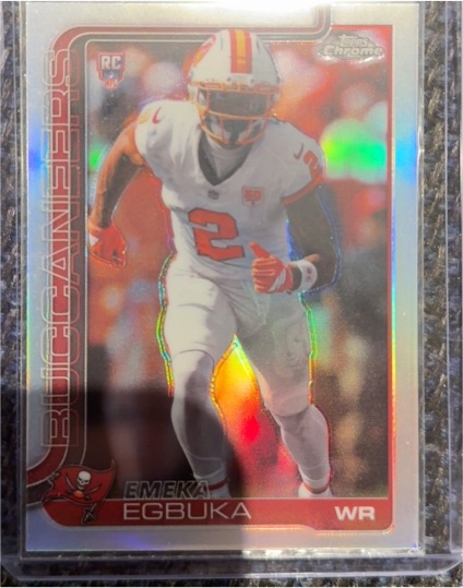 2025 Topps Chrome #312 Emeka Egbuka — front