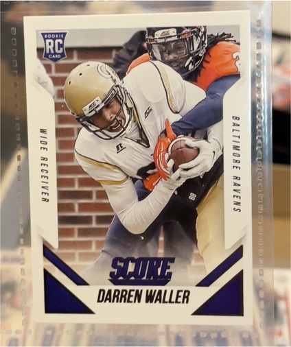 2015 Panini Score #438 Darren Waller Rookie Card — front