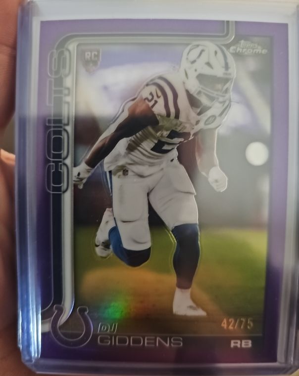2025 Topps Chrome #390 DJ Giddens — front