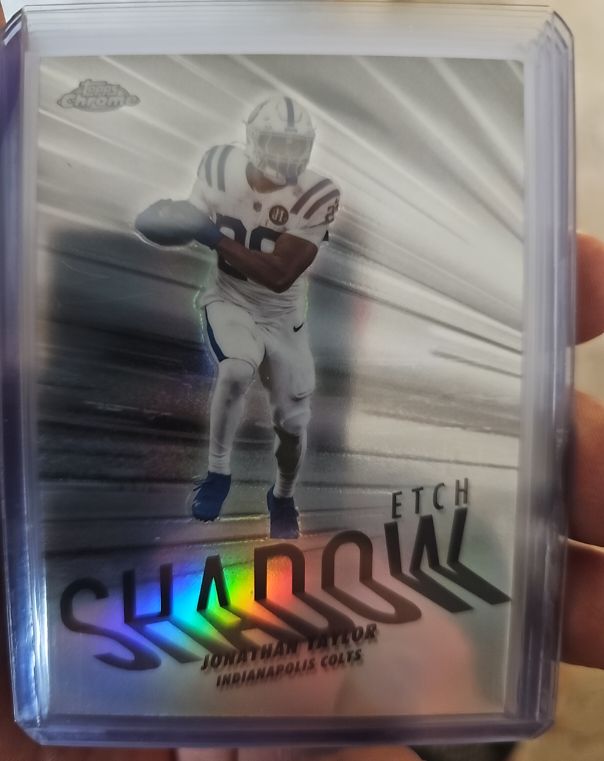 2025 Topps Chrome #SE-17 Jonathan Taylor Shadow Etch — front