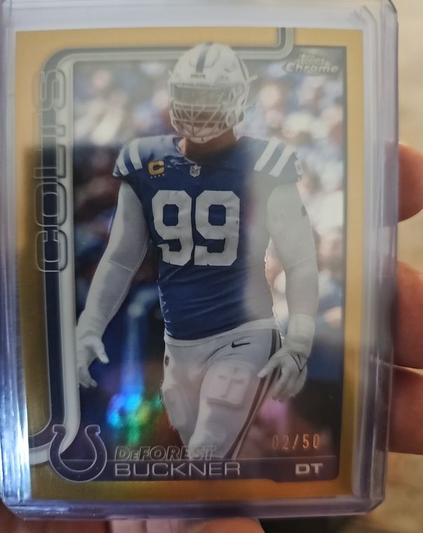 2025 Topps Chrome #133 DeForest Buckner — front