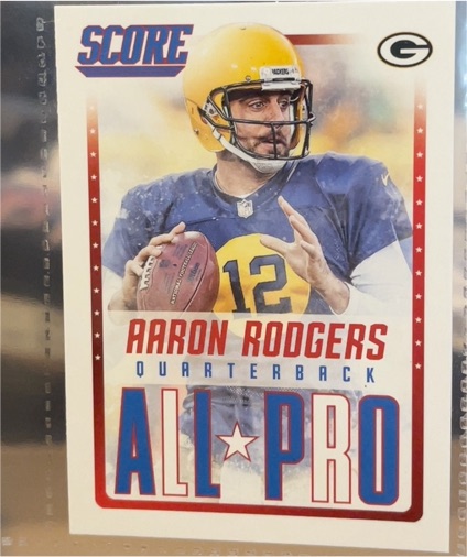2015 Panini Score All Pro #3 Aaron Rodgers — front