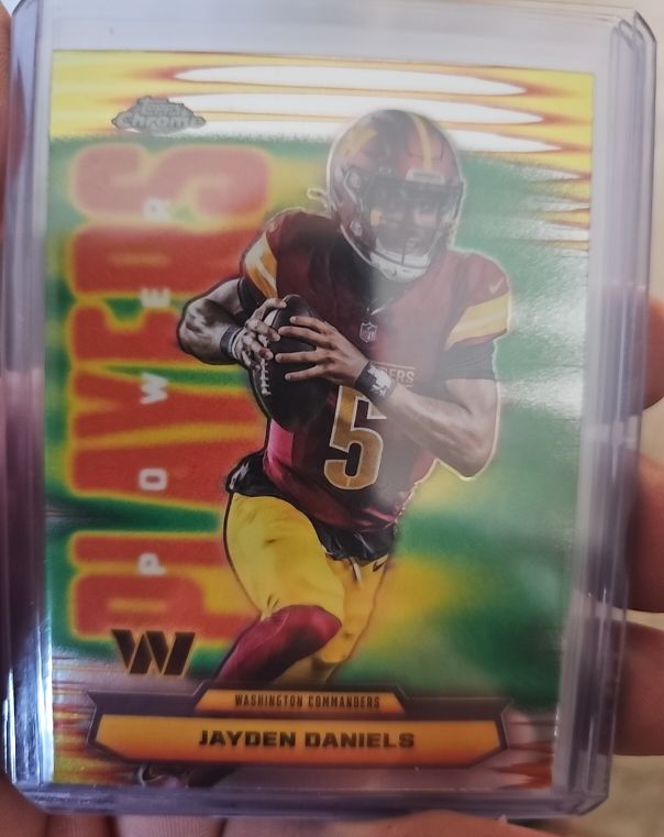 2025 Topps Chrome Power Players #PP-3 Jayden Daniels — front