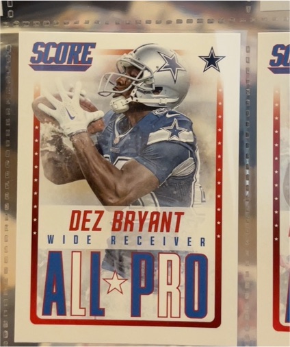 2015 Score #14 Dez Bryant All-Pro Glossy — front