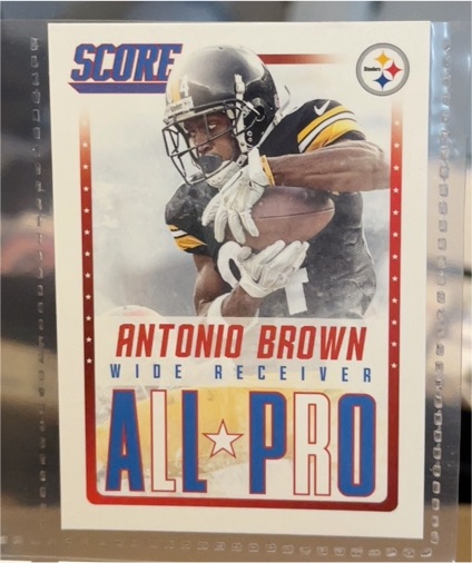 2015 Score #12 Antonio Brown All-Pro Glossy — front