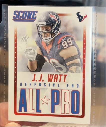 2015 Score #10 J.J. Watt All-Pro — front