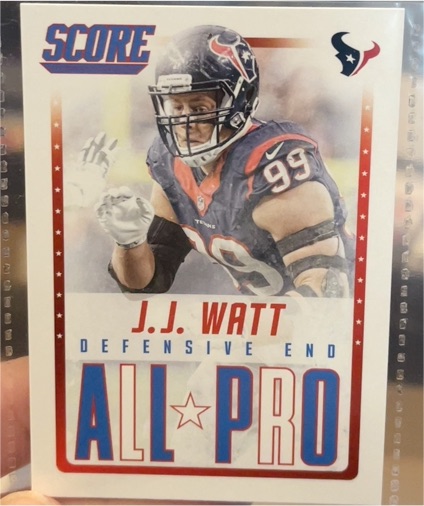 2015 Score #10 J.J. Watt All-Pro — front