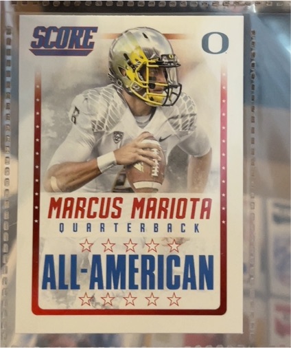 2015 Score All-American Marcus Mariota — front