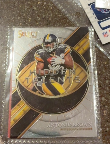 2021 Panini Select #HT-9 Antonio Brown Hidden Talents — front