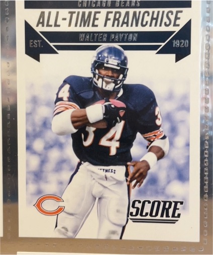 2015 Panini Score #1 Walter Payton All-Time Franchise — front