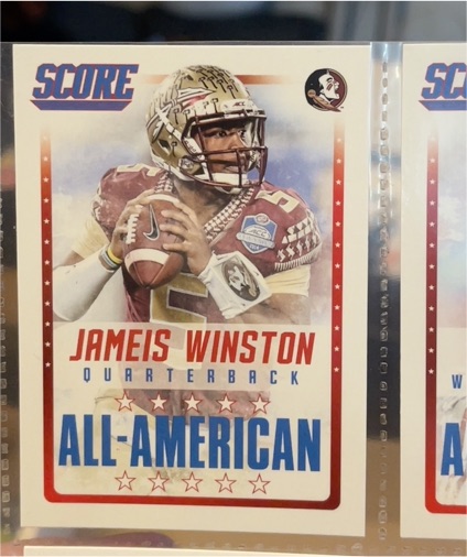 2015 Score All-American #19 Jameis Winston — front
