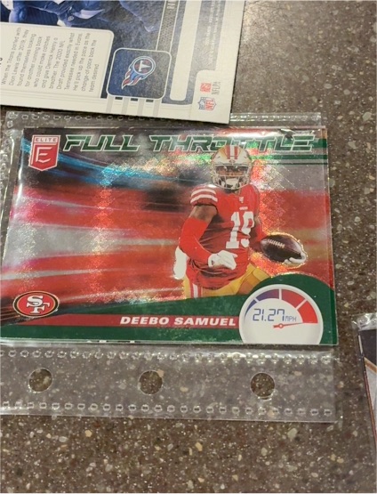 2020 Panini Donruss Elite Full Throttle #16 Deebo Samuel — front