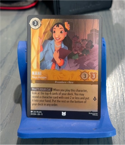 2024 Disney Lorcana Winterspell #20/204 Nani Stage Manager — front
