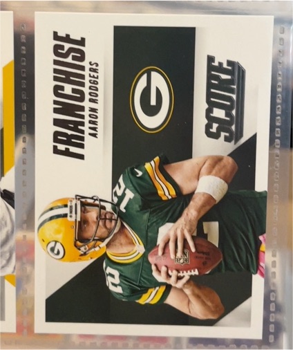 2015 Panini Score Franchise #14 Aaron Rodgers — front