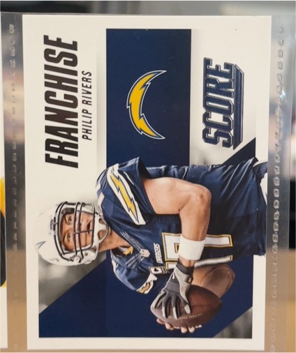 2015 Score Franchise #11 Philip Rivers — front