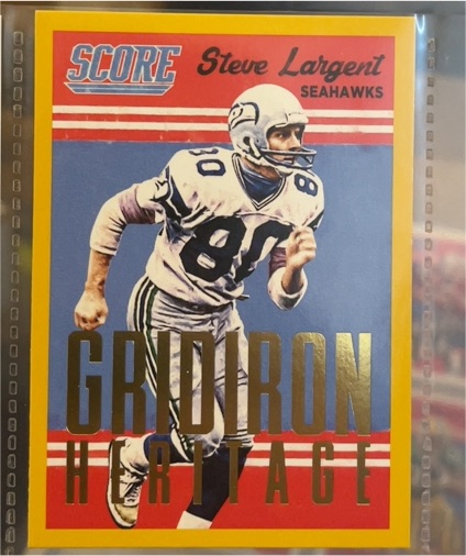 2015 Score #5 Steve Largent Gridiron Heritage — front