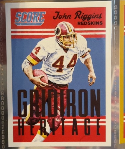 2015 Score Gridiron Heritage #4 John Riggins — front