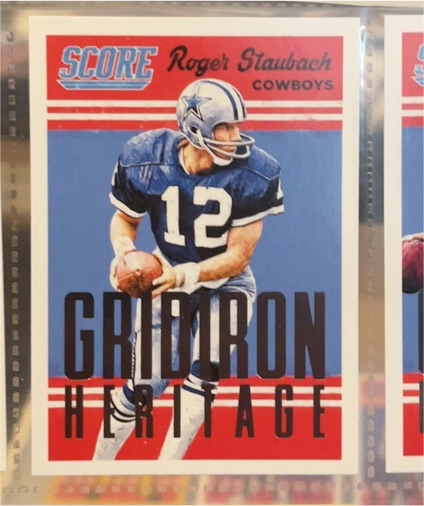 2015 Score #2 Roger Staubach — front