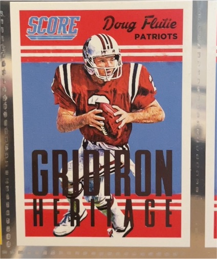 2015 Score Gridiron Heritage #8 Doug Flutie — front