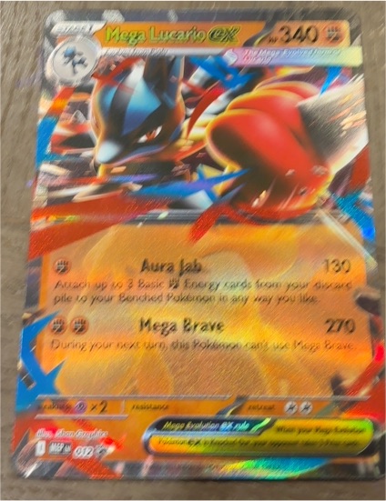 2025 Pokemon TCG Mega Lucario EX #012 — front