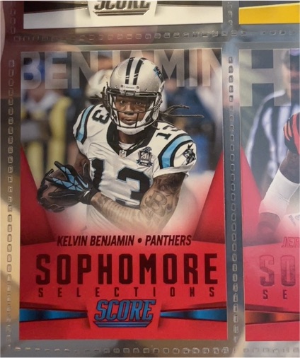 2015 Score #6 Kelvin Benjamin Sophomore Selections Red — front