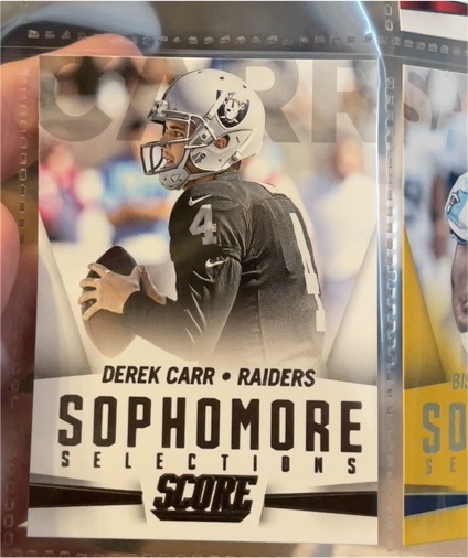 2015 Score #3 Derek Carr Sophomore Selections — front