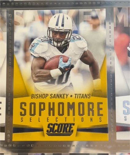 2015 Panini Score Sophomore Selections #4 Bishop Sankey — front