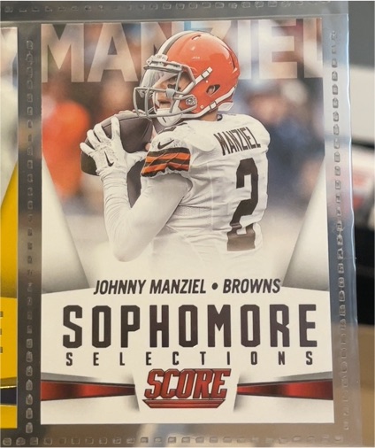 2015 Score #5 Johnny Manziel Sophomore Selections — front