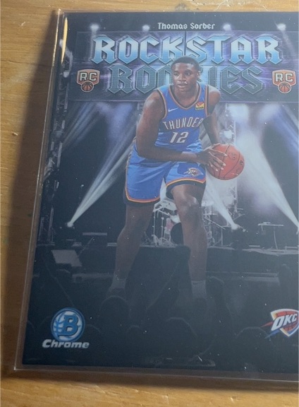 2025 Bowman Chrome #RR-15 Thomas Sorber — front