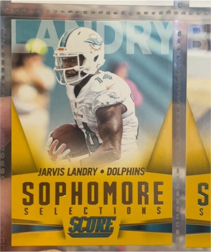 2015 Score Sophomore Selections #12 Jarvis Landry — front