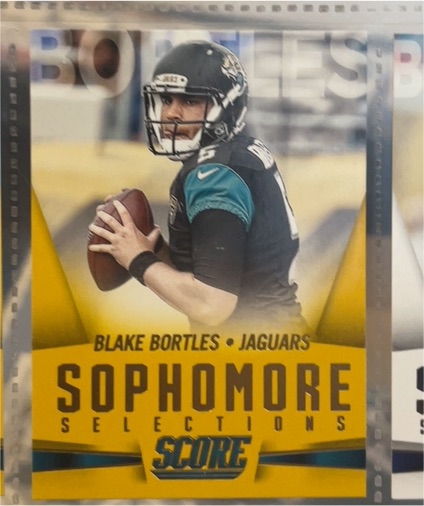 2015 Panini Score #13 Blake Bortles Sophomore Selections — front