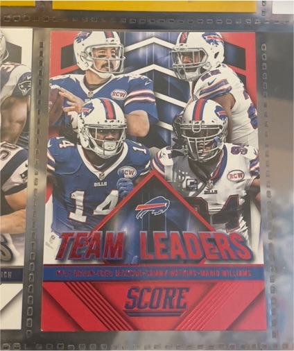 2015 Score #2 Fred Jackson Kyle Orton Sammy Watkins Mario Williams Team Leaders — front