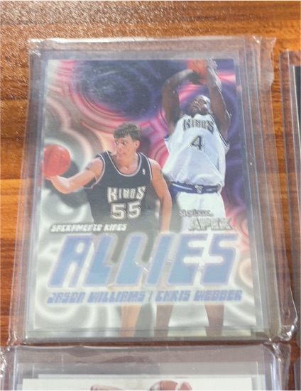 1999-00 Skybox Apex Allies #9A Jason Williams Chris Webber — front